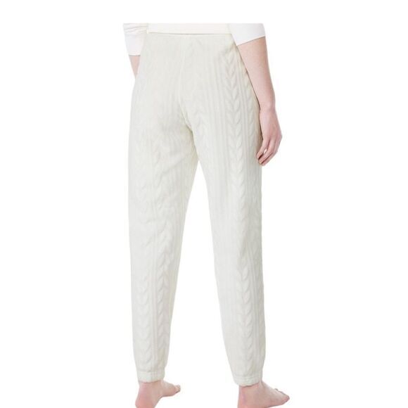 Joyspun Women's Joggers Size 2X Cream Plush Fleece Sleep Athleisure Pockets NWT - Picture 6 of 13